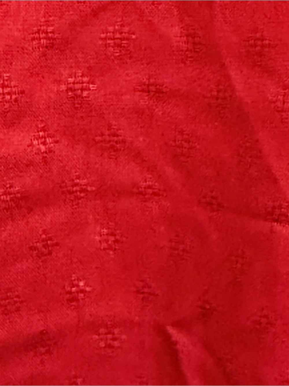 Croft & Barrow Red Long Sleeve Midi Dress Smocked Waist Women’s Large NWT - Picture 6 of 12